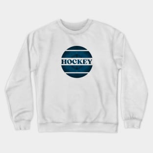 Hockey in turquoise Crewneck Sweatshirt